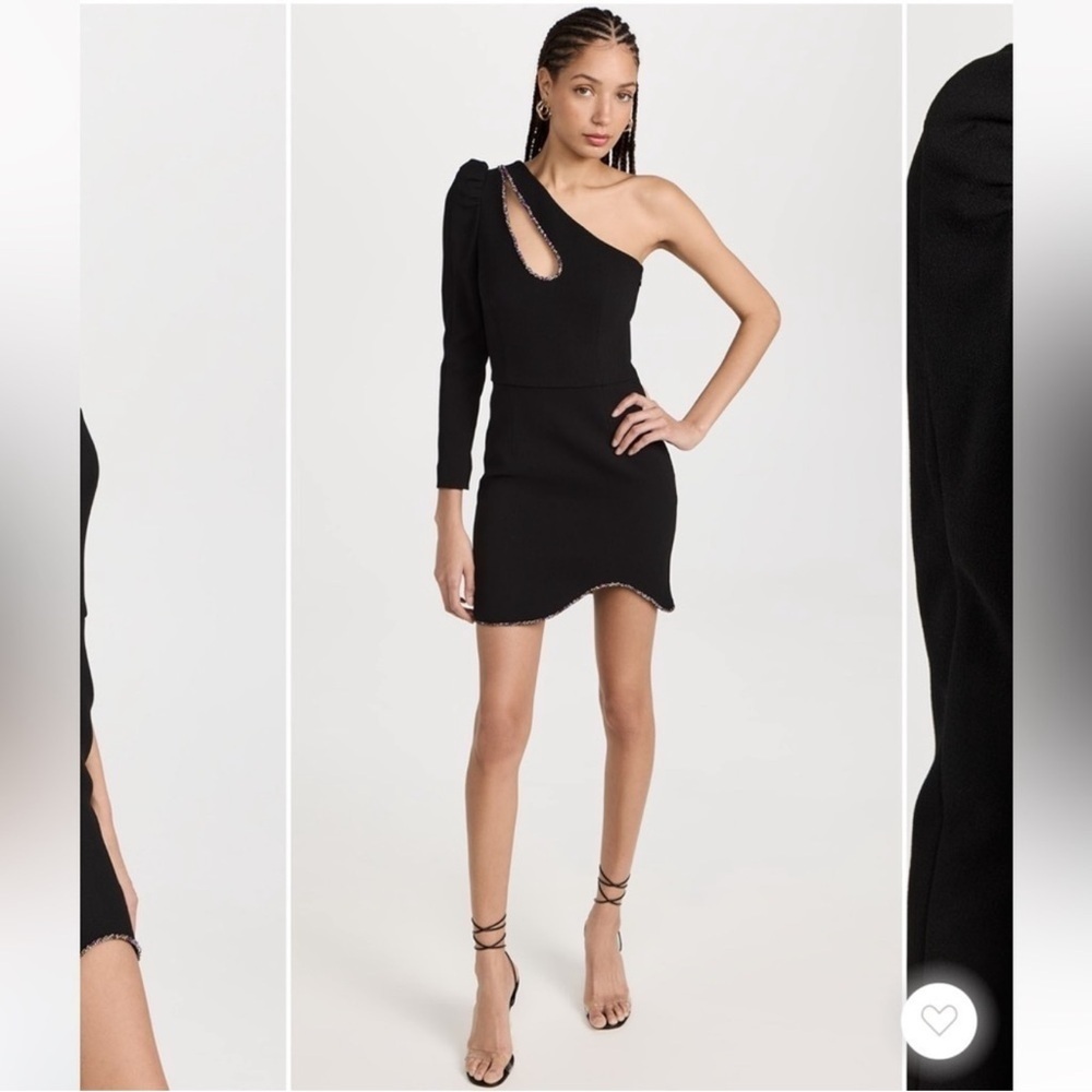 Rebecca Vallance Victoria Black Mini Dress